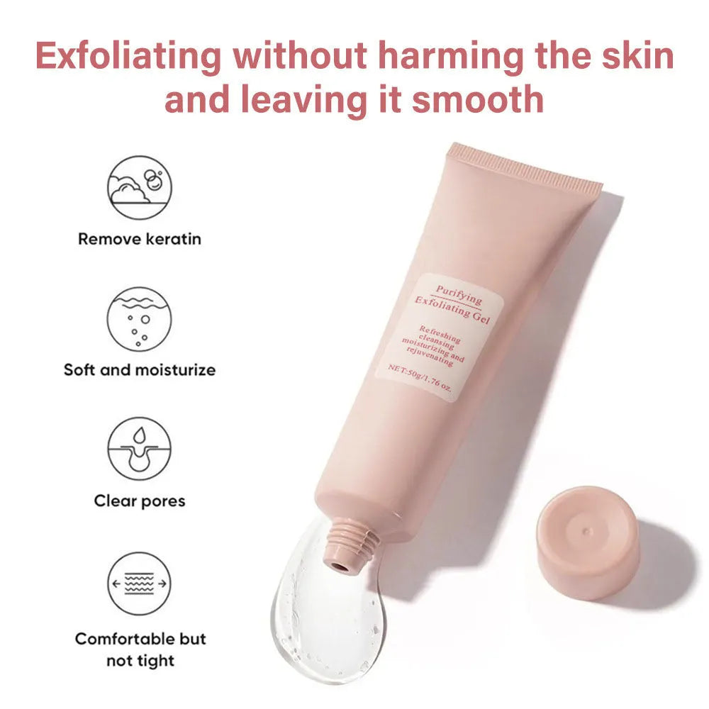 132g tube of moisturising facial exfoliating gel scrub for men and women with all skin types