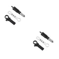 Black metal electric drill rivet gun attachment with alloy steel head, measuring 173mm long.