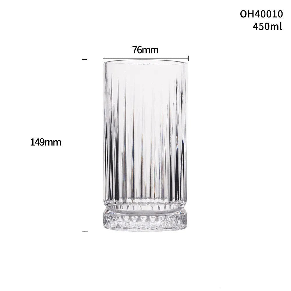 Thick bottom crystal whiskey shot glass in selected colour with 301-400ml capacity