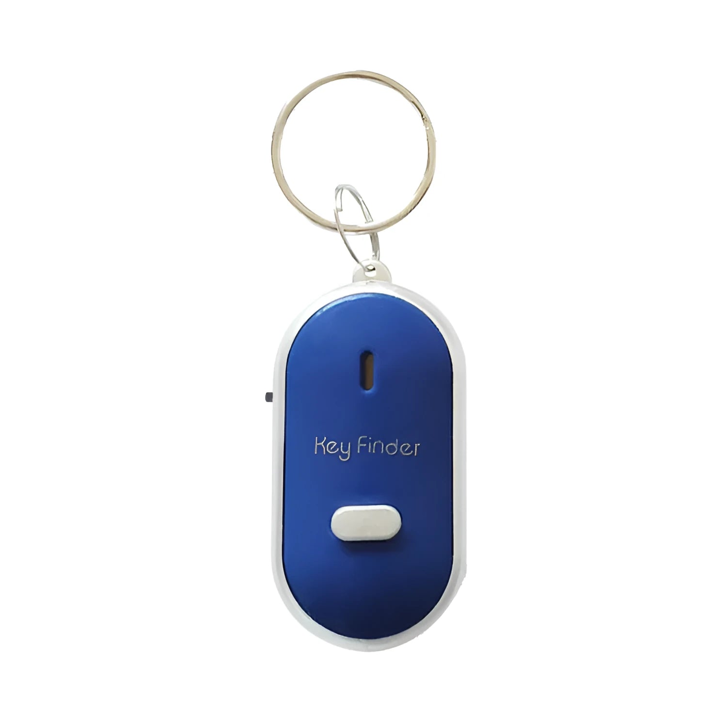 Voice control key finder anti-lost device with oval pendant design in five colour options