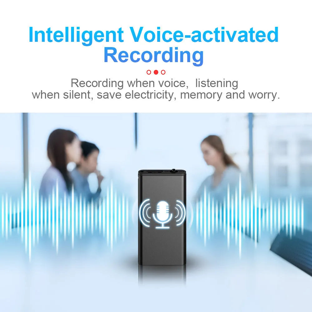 Aluminium alloy voice control recording pen with encryption and noise reduction features