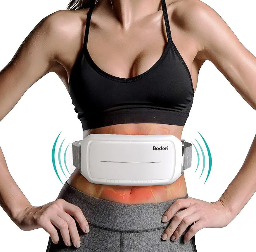 White Tummy Machine abdominal exercise equipment with a non-slip mat.