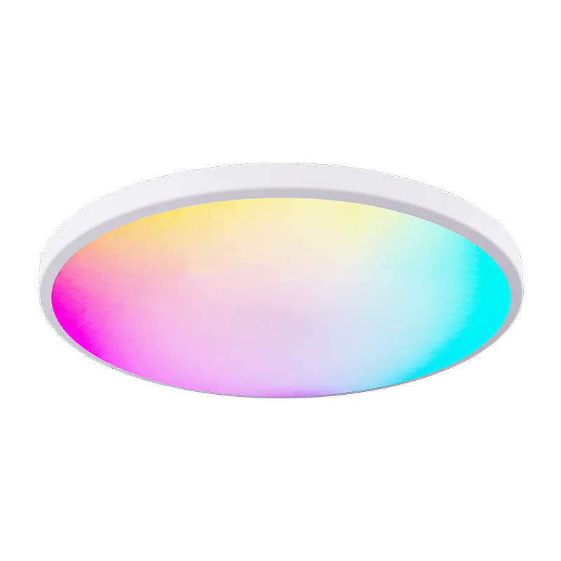 RGBCW intelligent ceiling lamp with Bluetooth and app control in black or white finish