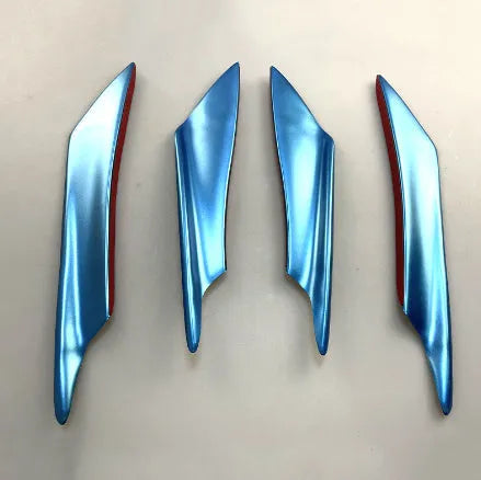 Carbon fibre pattern ABS bumper air knife set for automotive bumper installation