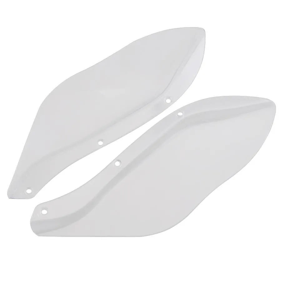 Pair of Harley motorcycle side wing head covers in ABS plastic for Touring models 1996-2013