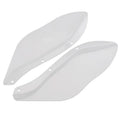 Pair of Harley motorcycle side wing head covers in ABS plastic for Touring models 1996-2013