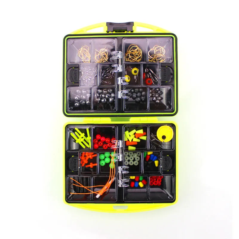 Rock fishing accessories combination set with 184 pieces for sea fishing