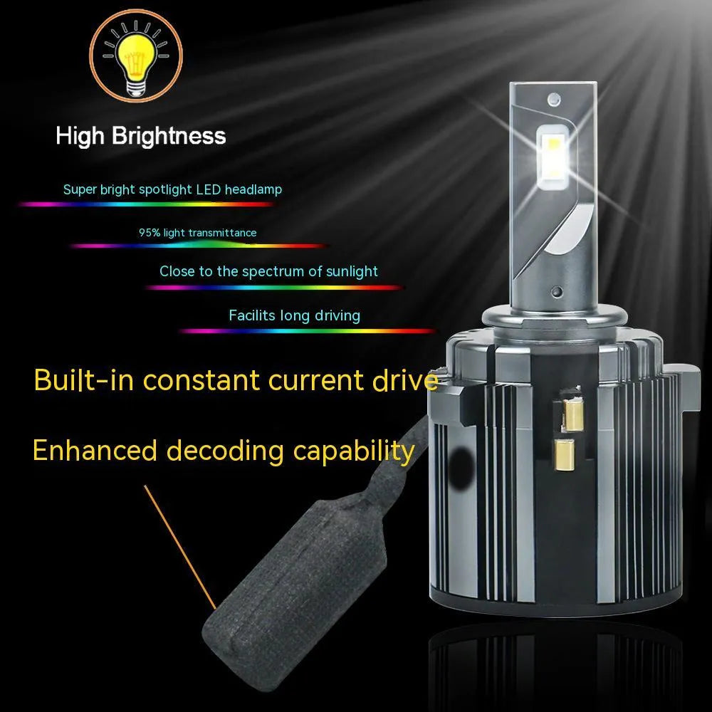 Golf 7 compatible low beam headlight replacement unit with aviation aluminium alloy housing