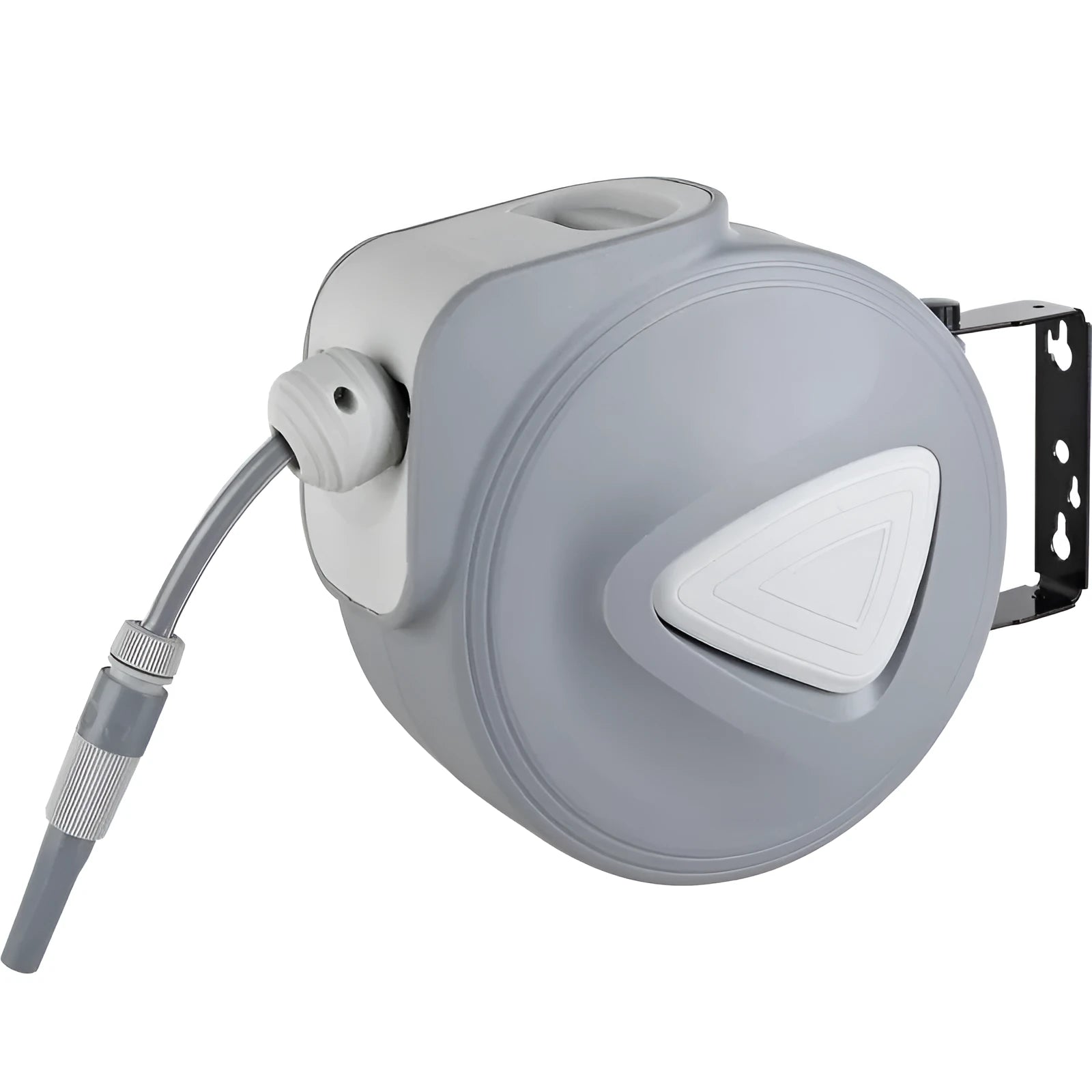 Automatic retractable hose reel with 10 metre PVC water pipe for car washing and gardening