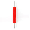 Aluminium alloy single-head valve wrench shown in one of three available colour styles