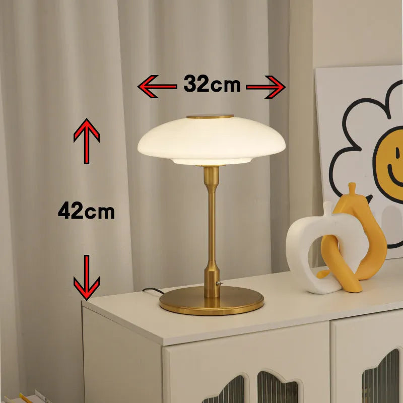Vintage Korean style bedside atmosphere light with metal holder in one of four colour options.