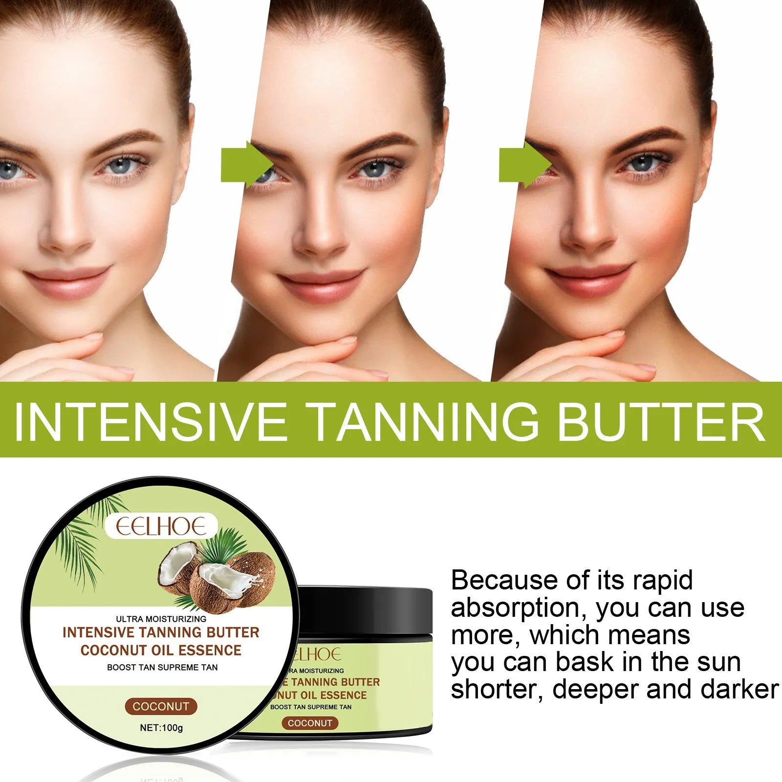 100g Help Black Frost skin tone evening cream jar with coconut oil and botanical formula.