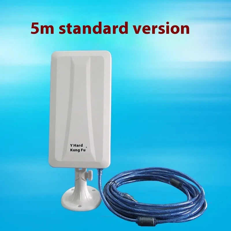 White USB wireless network adapter with high power transmission for 2.4GHz Wi-Fi connectivity