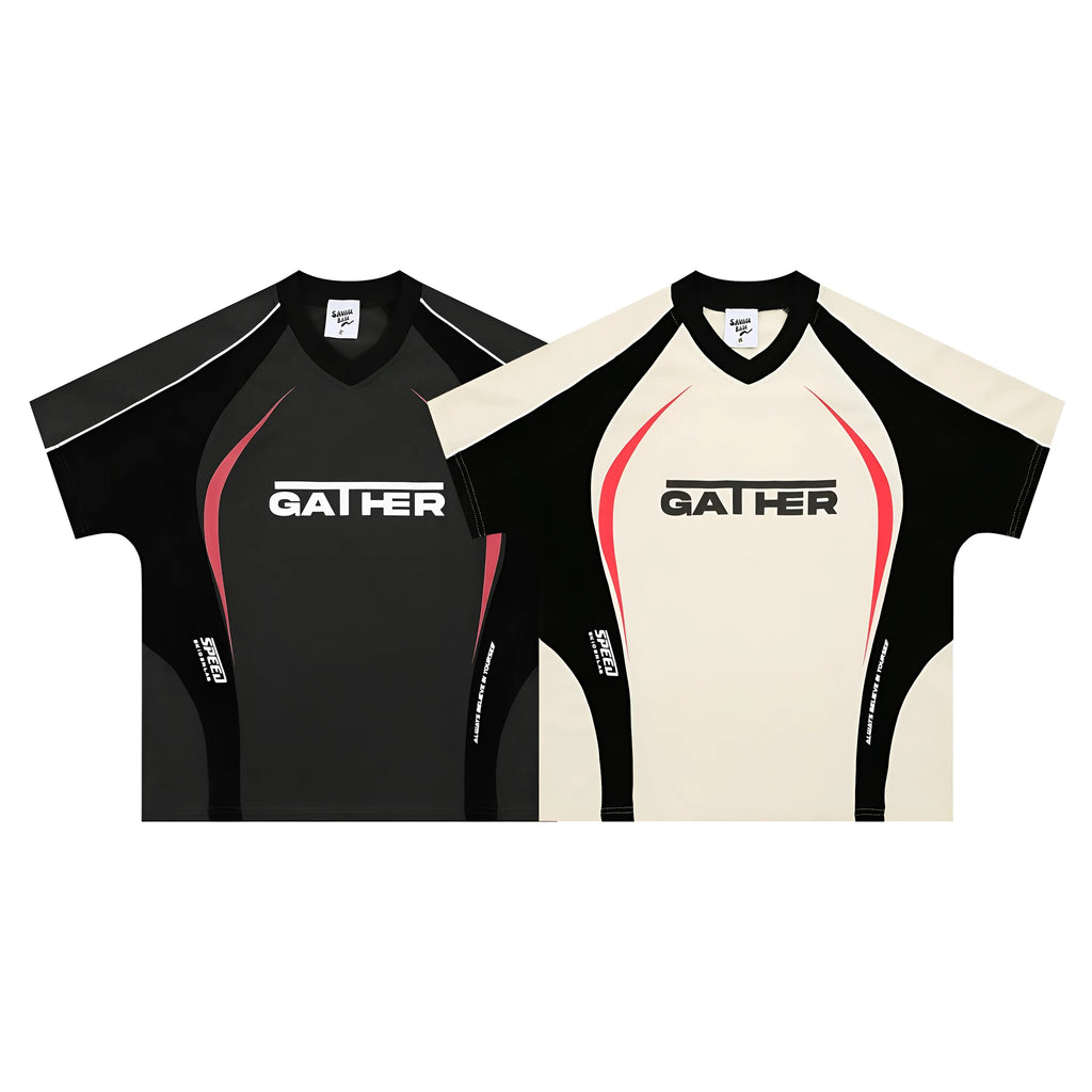 Men's loose fit t-shirt with colour matching letters printed design in apricot or black colour options