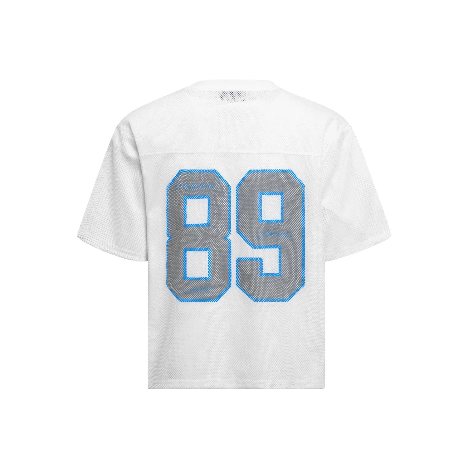 Alphanumeric printing loose fit casual T-shirt in black or white colour
