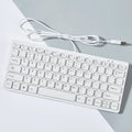 USB wired mini keyboard in choice of four colours with compact 280mm design
