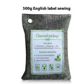 Bamboo charcoal formaldehyde removal bag in sewing style packaging for home air purification