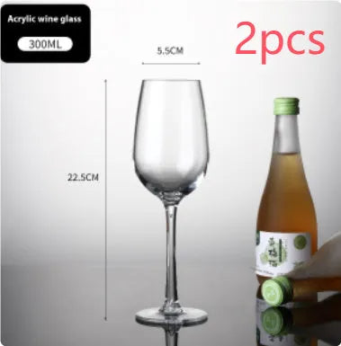 PC acrylic wine bottle with modern design for party catering and milk tea serving.