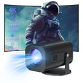 P330 portable mini projector in black or white showing compact design for mobile phone connectivity