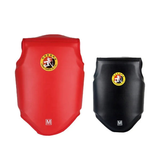 Red one-piece boxing chest protector vest for fighting training