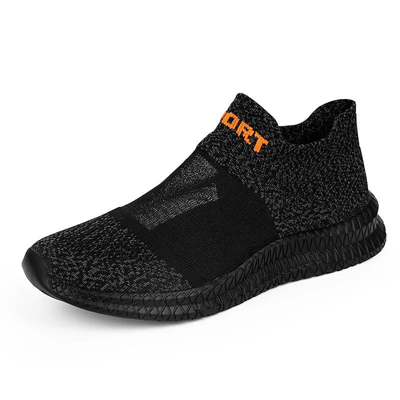 Flyknit sock shoes with tassel laces and hollow design in khaki colour