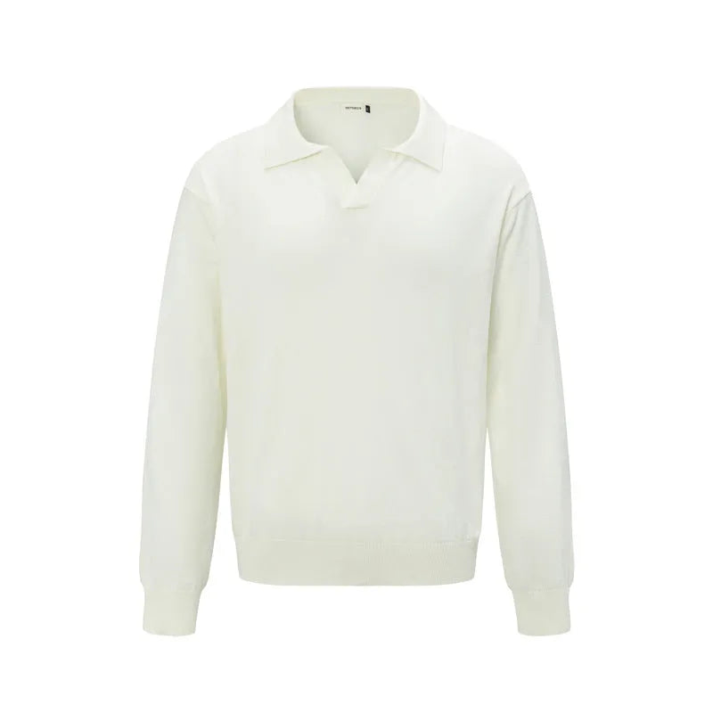 Loose acrylic fibre pullover sweater in black, dark grey or creamy white colours