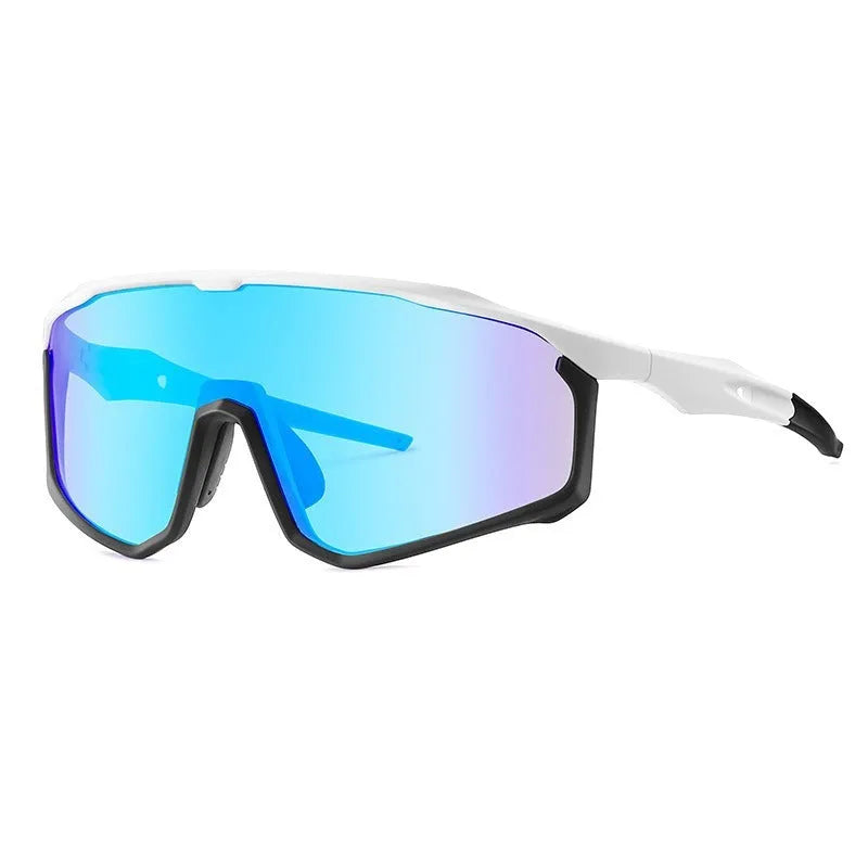 Colourful full-frame mountaineering goggles for climbing and snow sports, showing sample colour options.