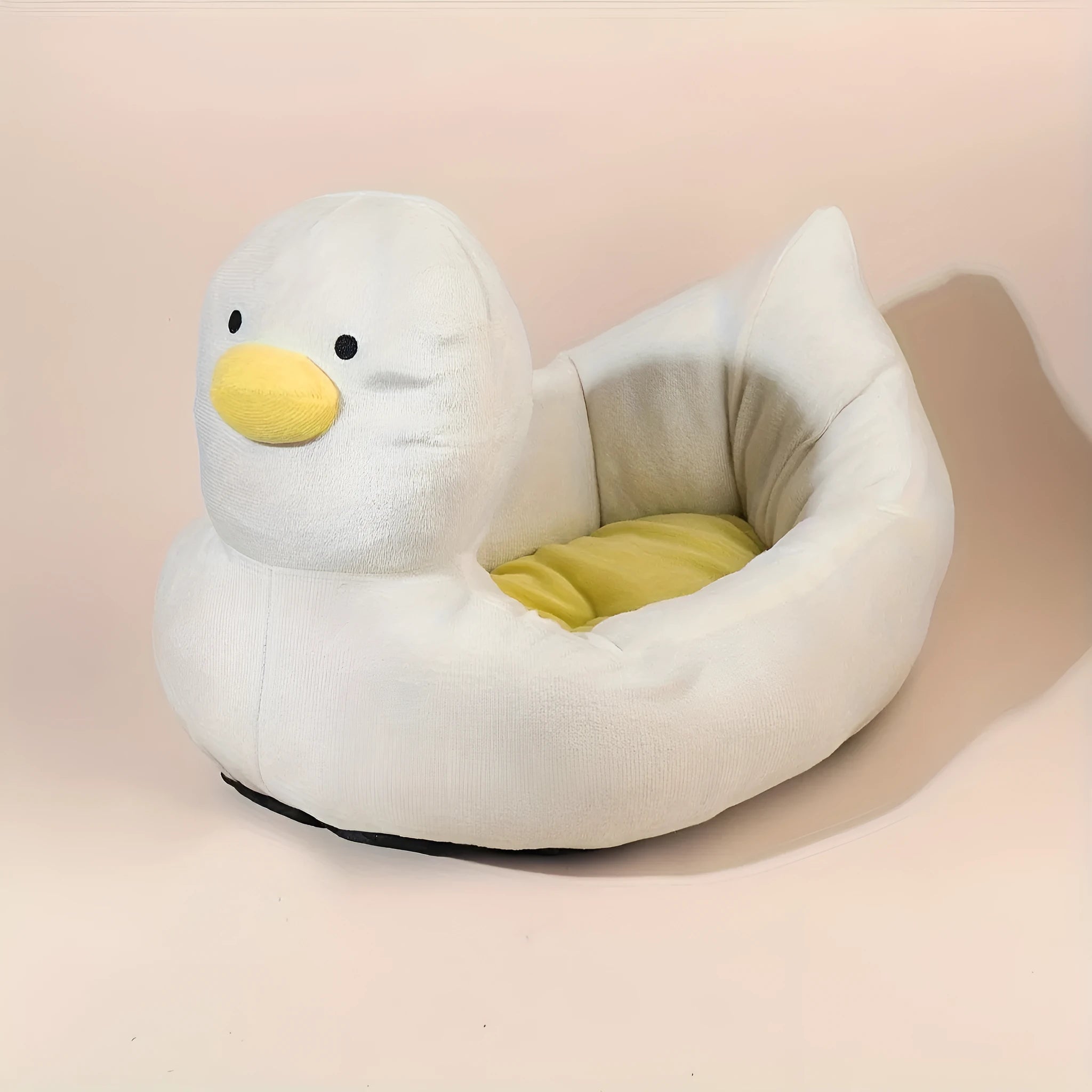 Duck shape pet bed sofa for small dogs and cats in blue or white colour