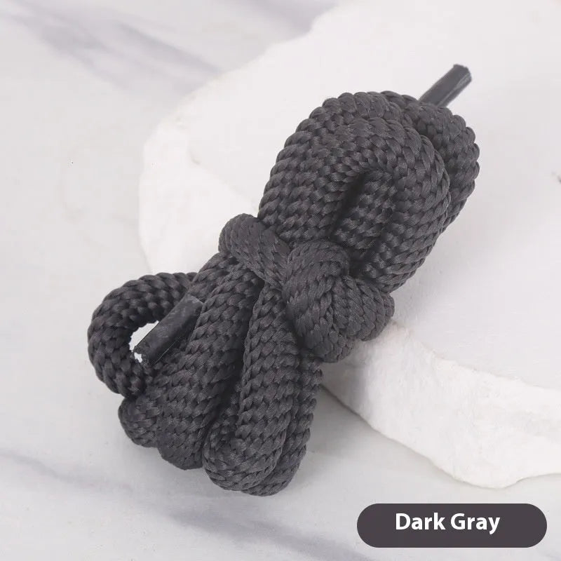 Oval shoelace adapter rope showing 1.0cm width and multiple colour options including black, pink, and lake blue