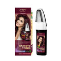 Easy Colour Hair Dye kit with comb applicator and 200ml bottles in Brown, Wine Red and Dark Brown.