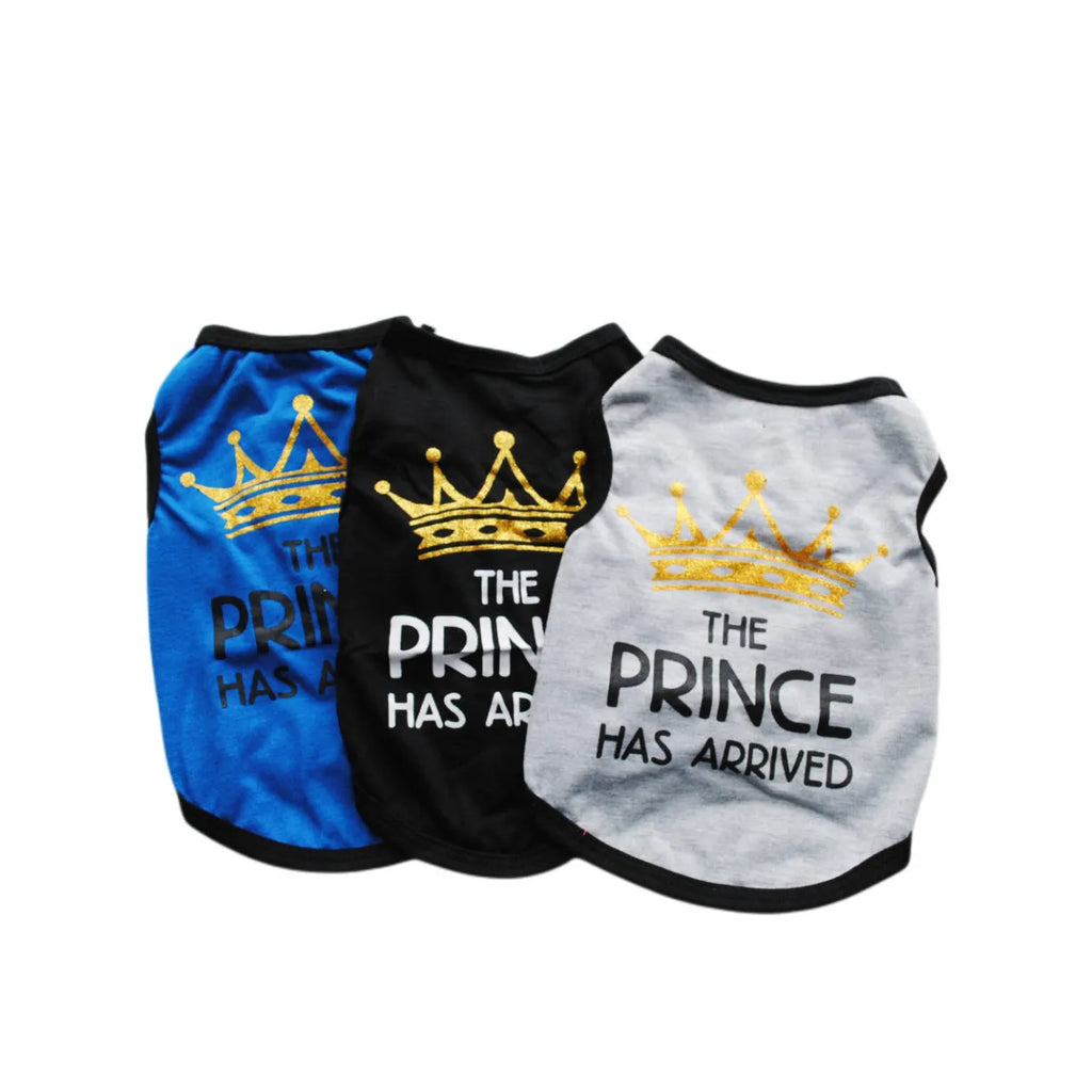 Cotton puppy vest for spring and summer in various colours and sizes