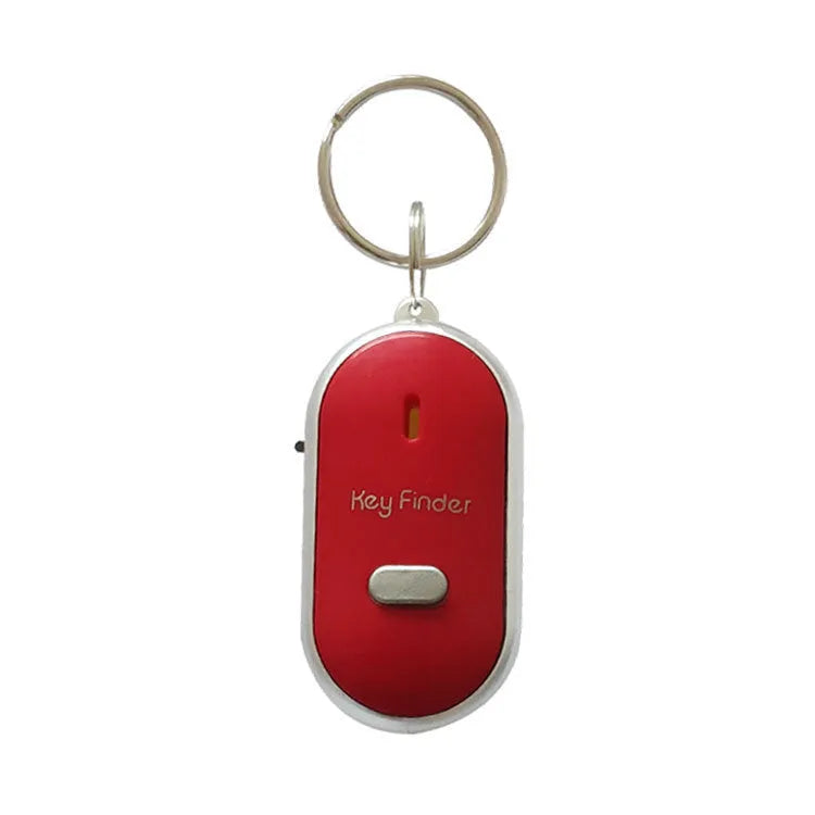 Voice control key finder anti-lost device with oval pendant design in five colour options