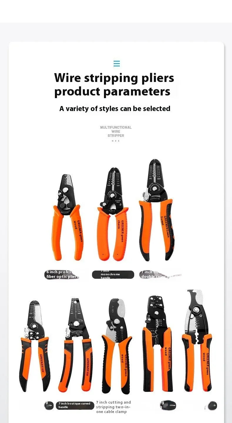 Fully automatic wire stripping pliers tool with box-mounted design