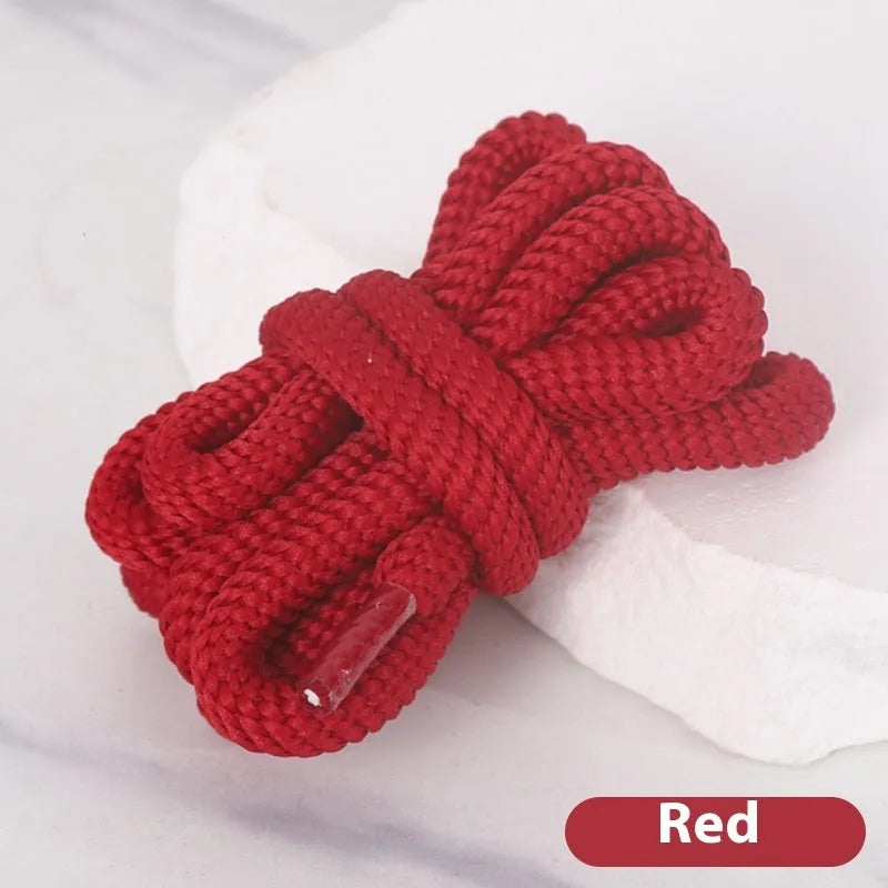 Oval shoelace adapter rope showing 1.0cm width and multiple colour options including black, pink, and lake blue