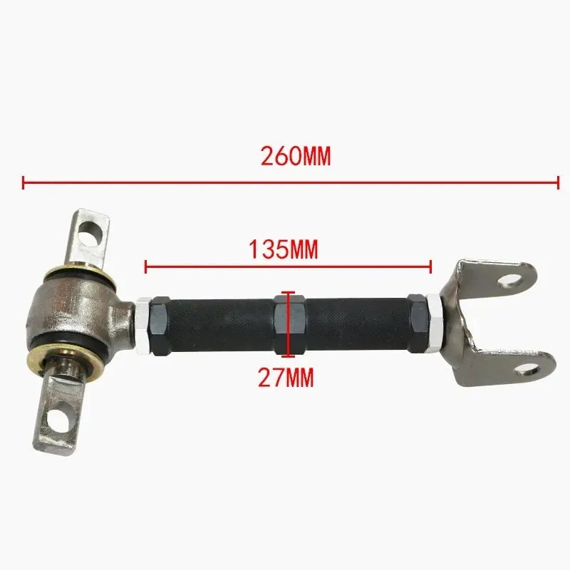 Blue aluminium alloy rear wheel recliner pull rods for Honda Civic EP3 suspension modification