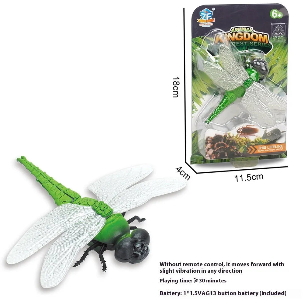 Electric vibration pet toy showing insect simulation design with walking trick mechanism
