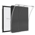 Transparent airbag phone case for a Xiaomi e-book device on a table.