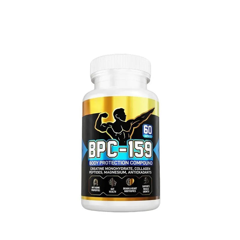 Single bottle of body energy supplement capsules for general wellness support