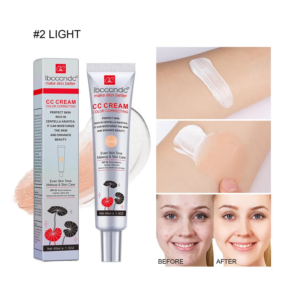 Erborian CC cream tube with colour correcting moisturising makeup for natural complexion