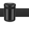 Automatic sensing vehicle ashtray with USB port in grey, black, red, or blue