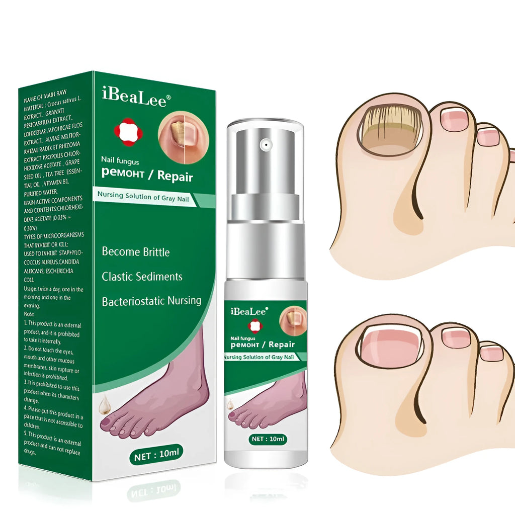 Jiagou Whitenail Antibacterial Liquid 10ml bottle for foot and toenail care