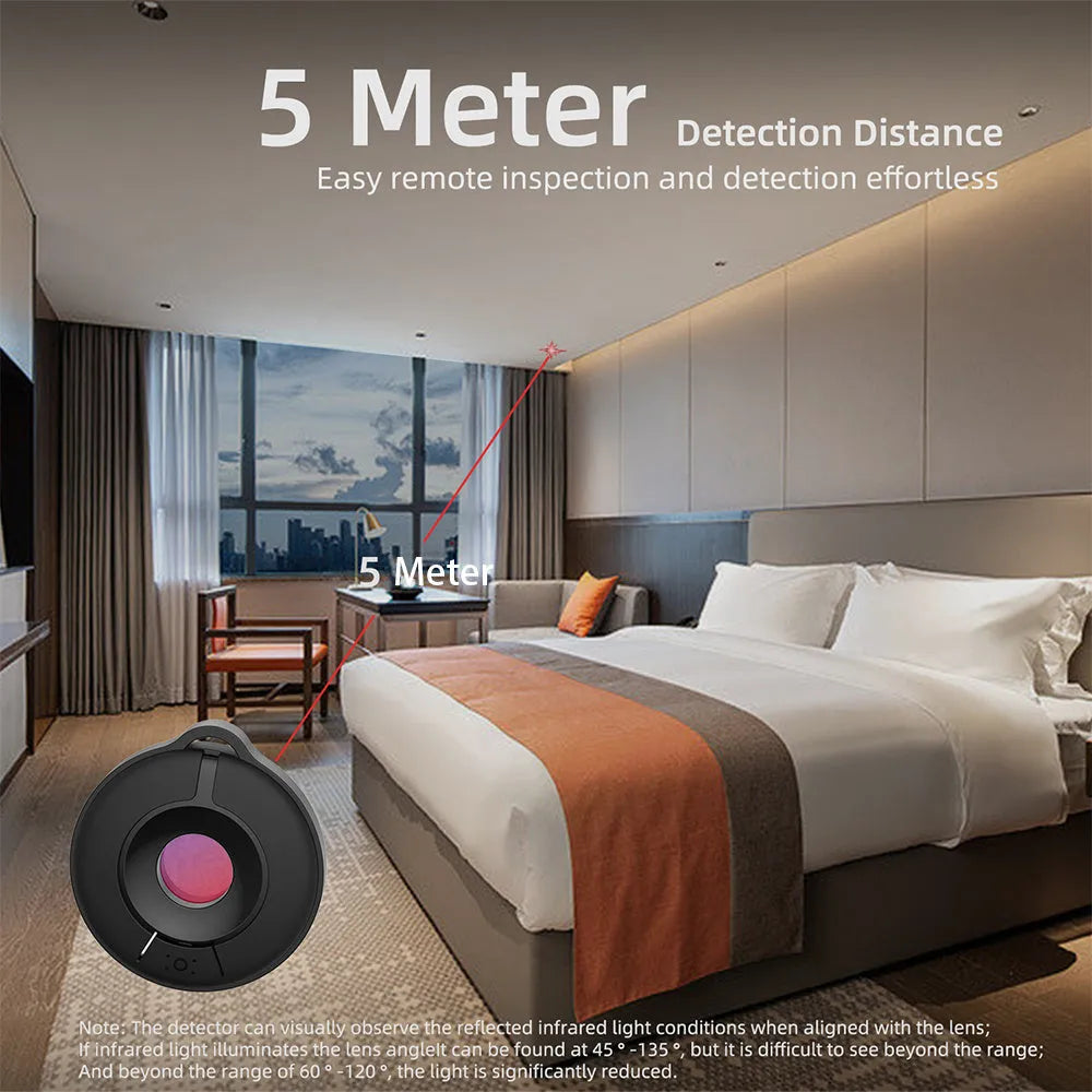 S600 infrared camera detector with compact design for hidden surveillance detection