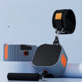 Adjustable chest expander fitness equipment with 2-20kg resistance in blue grey and orange grey colour options