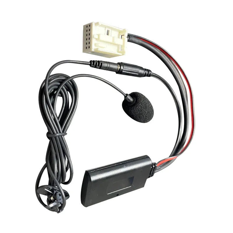 Car Bluetooth adapter cable and microphone kit for Citroen Peugeot RD4 stereos