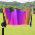 Multicolour rugby helmet goggles for American style helmets with tool-free installation