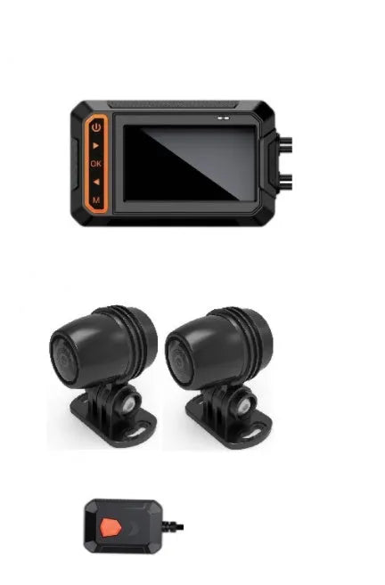 MT65 motorcycle dash cam with 3-inch screen and remote monitoring capabilities