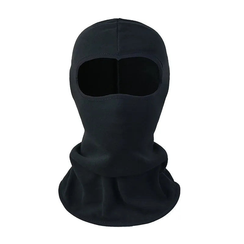 Cotton motorcycle riding head cover with dome cap design and included gloves for autumn winter travel protection