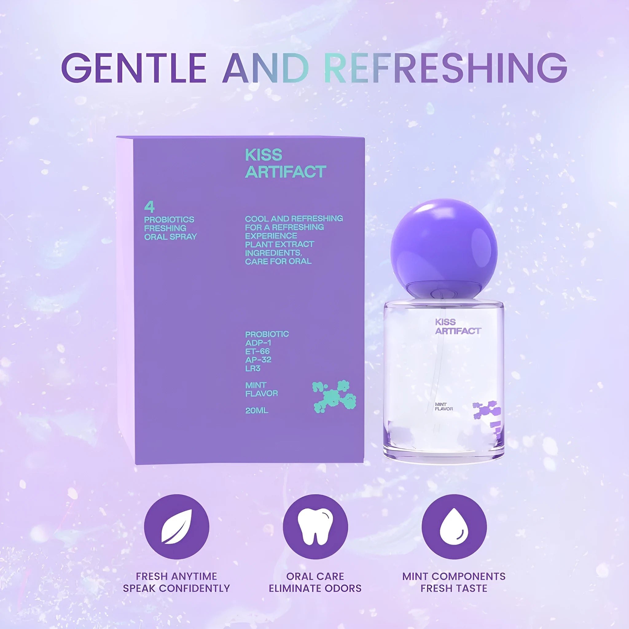 20ml portable probiotics oral hydration spray for daily body care