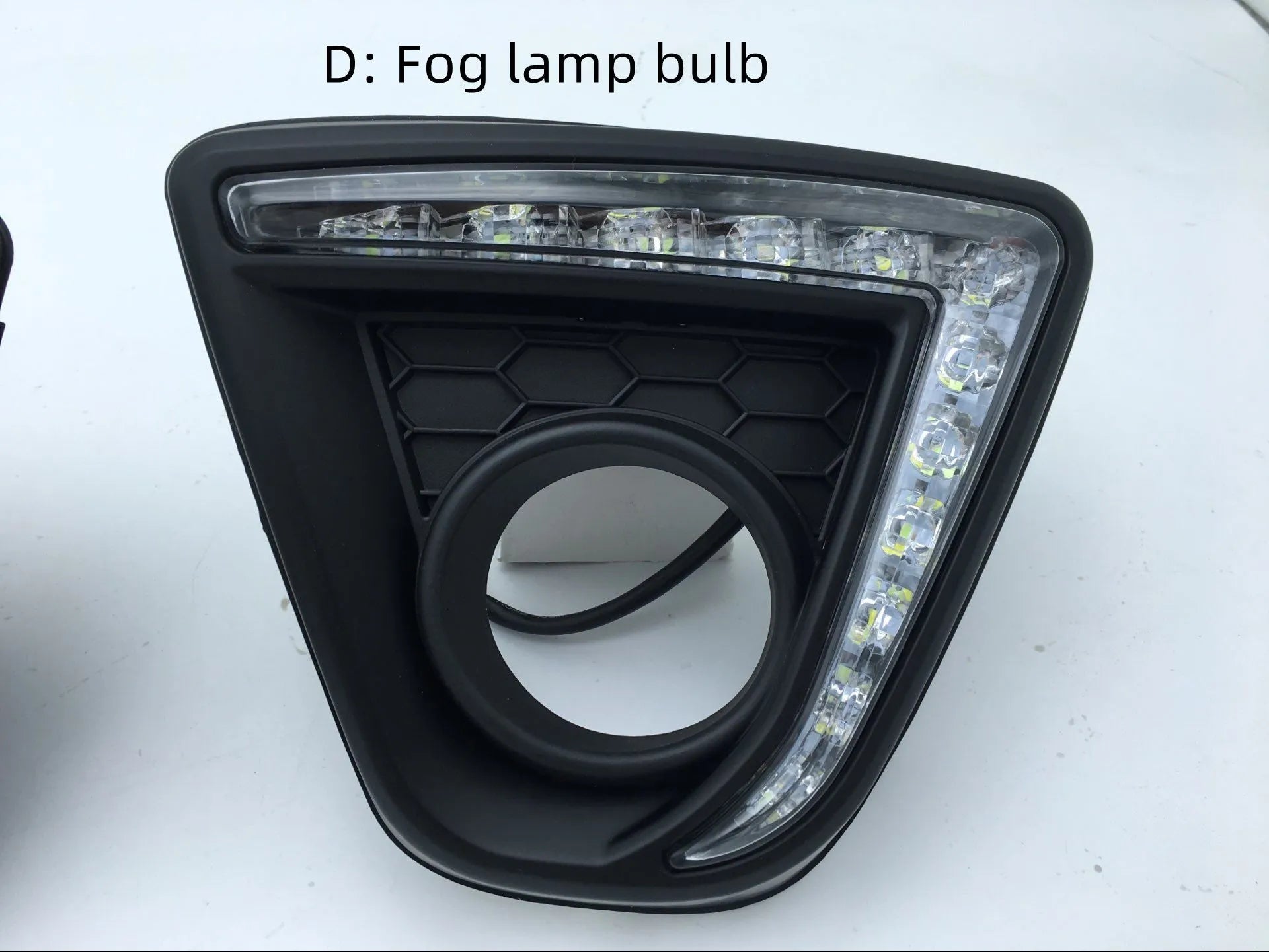 Mazda CX-5 LED daytime running lights with electroplated white finish and turning yellow light options