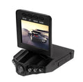 H198 HD six-light infrared night vision car DVR recorder with 2.4-inch screen
